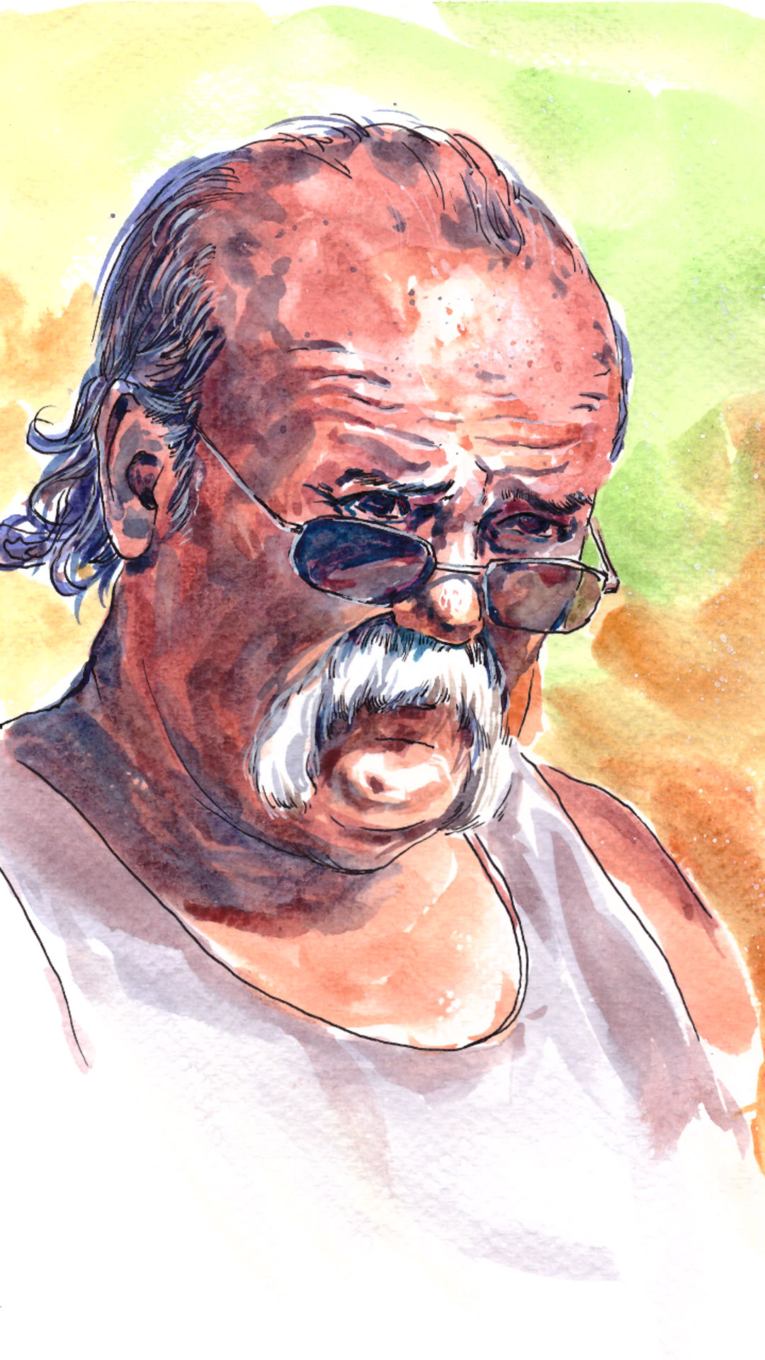 Custom hand-painted watercolour portrait