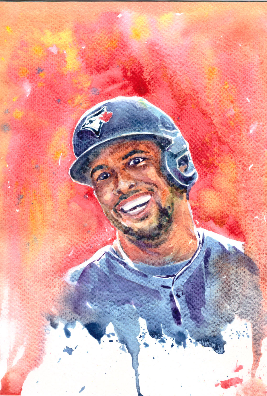 Custom hand-painted watercolour portrait