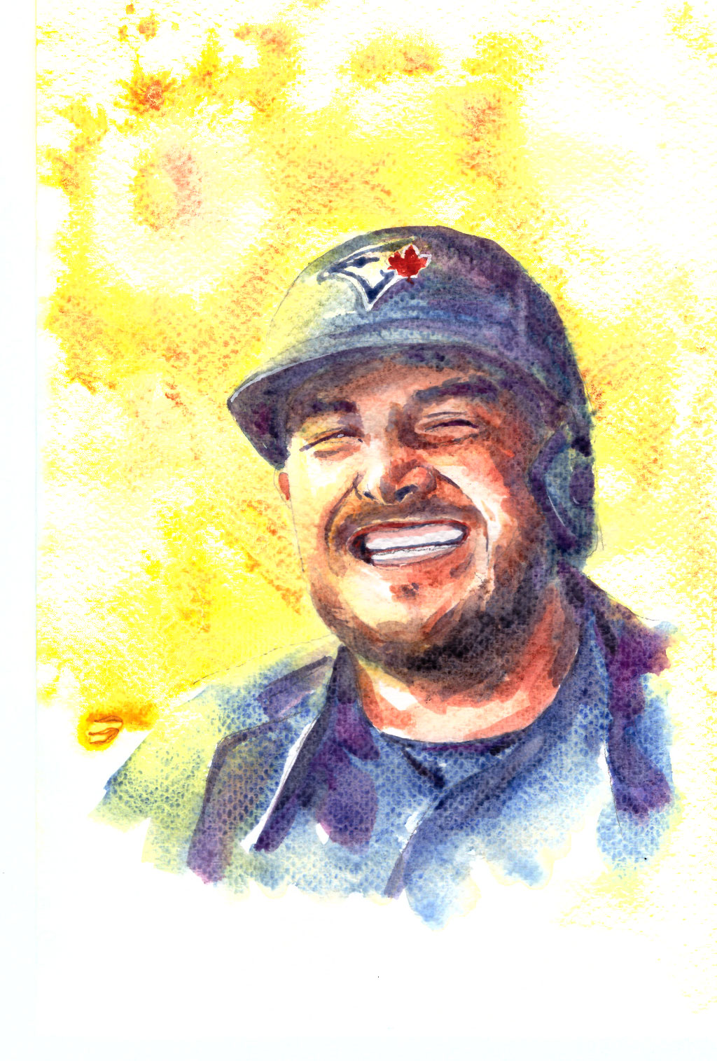 Custom hand-painted watercolour portrait